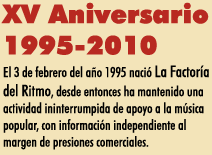 La Factoría del Ritmo - XV Aniversario