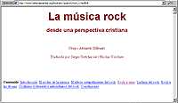 LA MÚSICA ROCK DESDE UNA PERSPECTIVA CRISTIANA ( Varios : Sección Publicaciones de La Factoría del Ritmo 17 )