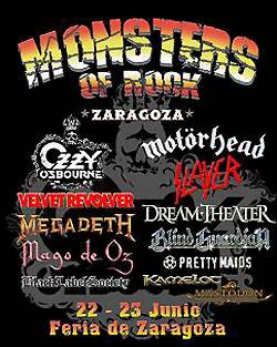 Monsters of Rock 2007: Previo – Zaragoza está que arde