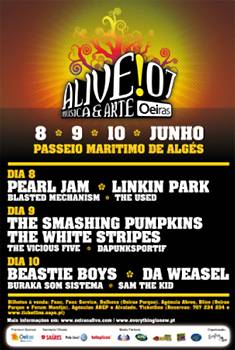 Oeiras Alive! 07: (Previo) – 8 a 10 de Junio, Portugal