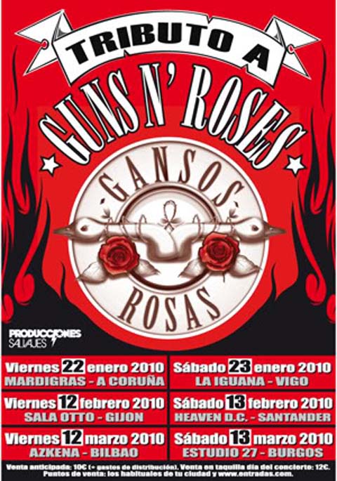 Gansos Rosas: Concierto en Vigo – 23/01/2010