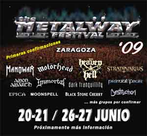 Metalway 2009: El festival Metalway ya tiene fechas, y primeras confirmaciones.