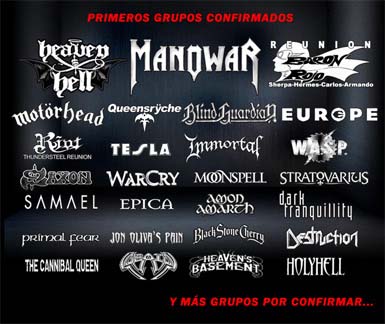 Metalway 2009: Si la semana pasada anunciabamos las primeras 16 bandas, hoy van otras 16 más para el saco. Esto se está convirtiendo algo mastodóntico…