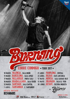 Burning: Gira “Corre Conmigo” 2017