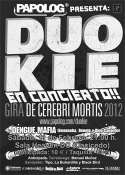 Duo Kie: Actuarán en Santander, presentando su disco “De Cerebris Mortis”