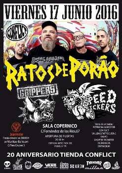 Conflict Skate Rock Party: Madrid, 17 junio 2016