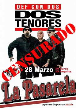 Def Con Dos: Polémica ante la suspensión de su concierto en Toledo