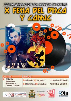 X Feria del Disco y Cómic de Aranda: 25 y 26 de julio 2015