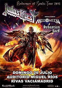 Judas Priest: Concierto en el auditorio Miguel Ríos de Rivas-Vaciamadrid,   26 de julio, 2015