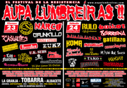 Festival Aupa Lumbreiras 2011: Se celebrará los días 23 y 24 de septiembre