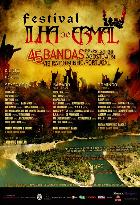 Festival Oeiras Alive! 09: Cartel completo.