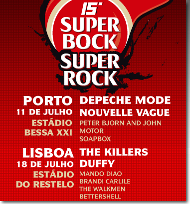 Festival Superbock Superbock 2009: 12 días para el mítico festival Portugués.