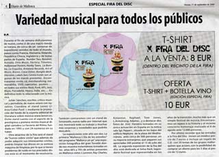 La Factoria Del Ritmo: Colaboró con el stand Cobai’s Punk en la X Fira del Disc de Mallorca