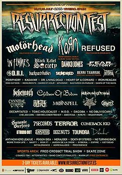 Resurrection Fest 2015: 16 a 18 de julio, Viveiro (Lugo)