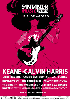 Santander Music Festival 2013: Quinto aniversario. Santander. 1, 2 y 3 de agosto