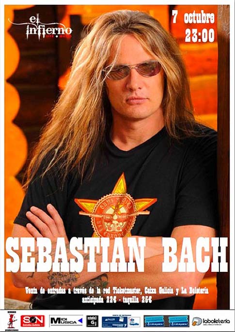 Sebastian Bach: Concierto en Vigo (Sala El Infierno), 07/10/10