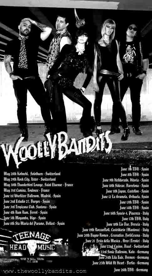 Pedrito Diablo y Los Cadaveras, The Woolly Bandits: Concierto en Vigo (Mogambo) – 05/06/2010