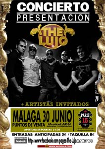 The Lujo: Concierto en la sala Paris 15, Málaga 30 junio