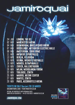 Jamiroquai: Automaton Tour 2017, 25 de noviembre en Madrid