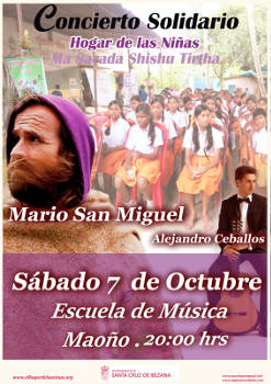 Mario San Miguel: Concierto solidario en Maoño, 2017/10/04