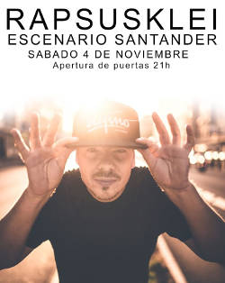 Rap’Susklei: Concierto en Santander, el 4 de noviembre de 2017