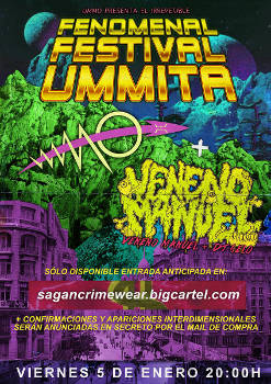 Fenomenal Festival Ummita: Madrid viernes 5 de enero 2018