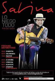 Joaquín Sabina: Concierto en Salamanca, 7 de junio 2018