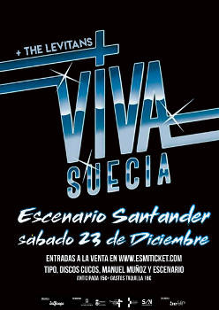 Viva Suecia: Este sábado 23 de diciembre en Santander y próximas citas