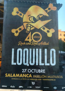 Loquillo: Su Gira “40 años de Rock and Roll Actitud” recabará en Salamanca el 27 de octubre