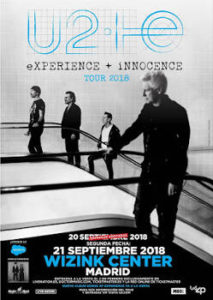 U2 : Próximos conciertos en Madrid los días 20 y 21 de septiembre 2018