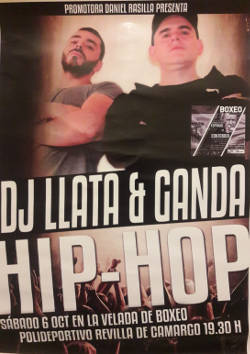 DJ Yata, Ganda: Actuación en Revilla de Camargo, 6 de octubre 2018