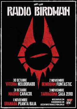 Radio Birdman: Gira por la península ibérica en otoño 2018