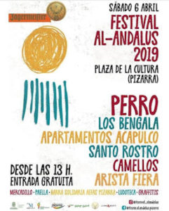Festival Al Ándalus 2019 : 6 de abril 2019, Pizarra (Málaga)