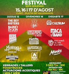 Sam Sam Festival : 15 al 17 de agosto, Cunit (Tarragona)