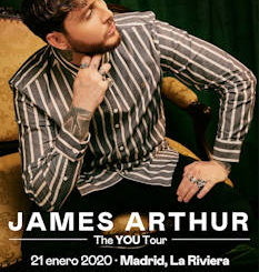 James Arthur : Vuelve a Madrid y Barcelona