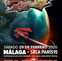 Barón Rojo : Concierto el 29 de febrero de 2020, en Málaga