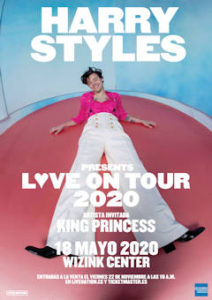 Harry Styles : 18 de mayo, concierto en Madrid