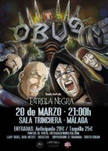 Tiritis Producciones : Tiritis Producciones pondrá en clave de heavy y rock duro a la ciudad de Málaga en breve.