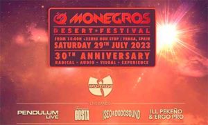 Monegros Desert Festival 2023 : 29 de julio 2023, desierto de Monegros (Huesca)