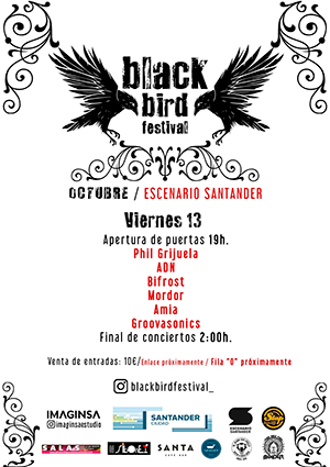 Black Bird Festival: 13 de octubre 2023, en Santander