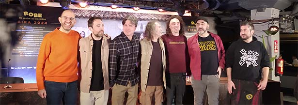 Los Robe : Cuarto álbum y gira de presentación.