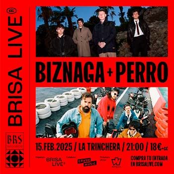 Biznaga, Perro: Próximo concierto en Málaga, 15 de febrero de 2025
