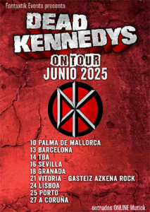 Dead Kennedys : Concierto en Granada, 18 de junio de 2025.