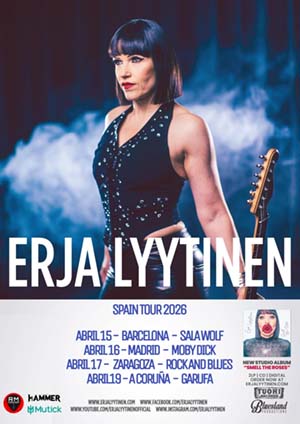 Erja Lyytinen: Cuatro actuaciones en España en abril. Erja Lyytinen: Cuatro actuaciones en España en abril.