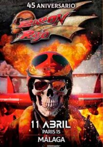 Barón Rojo : Gira 2026, conciertos y festivales. Barón Rojo : Gira 2026, conciertos y festivales.