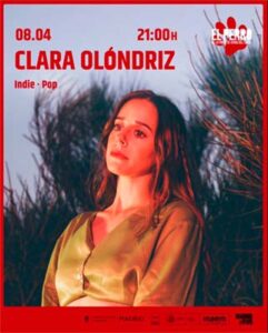 Sala Olóndriz : Concierto el 4 de abril en Madrid. ( Clara Olóndriz : Concierto el 4 de abril en Madrid. )